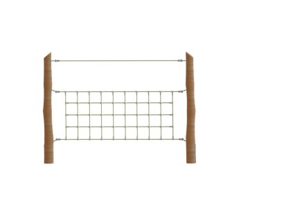 4591 60 3 r dobrodruzny parkur „dillenburg“ prvek 3 splhaci sit, pro akatove sloupky