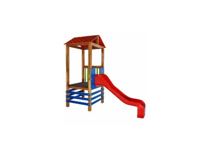 vez se strechou a skluzavkou