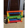 18231 - Dřevěná houpačka barevná