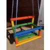 18231 - Dřevěná houpačka barevná