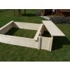 Pískoviště 120 x 120 x 24 cm