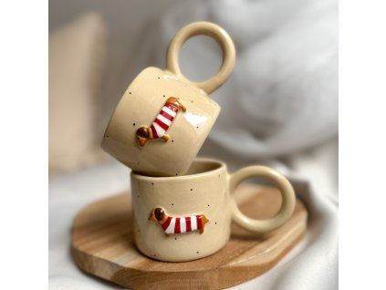 Hrnek jezevčí holčička