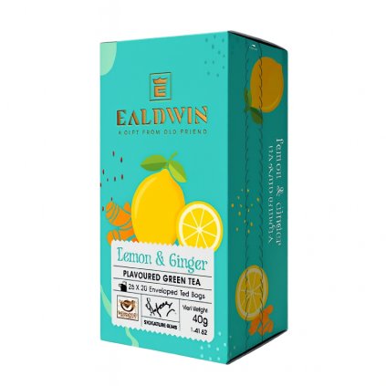 1EALDWIN Lemon & Ginger, 20 sáčků