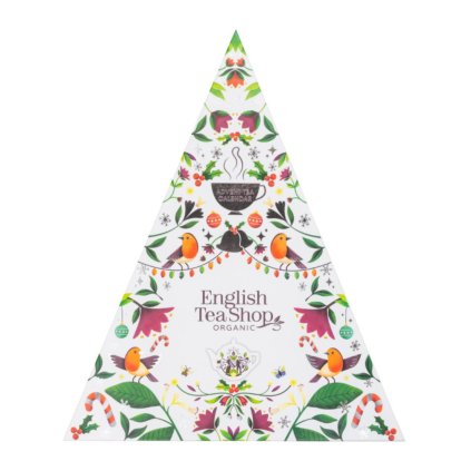 ETS Advent Tea Calendar Triangular White, 25 pyramidek