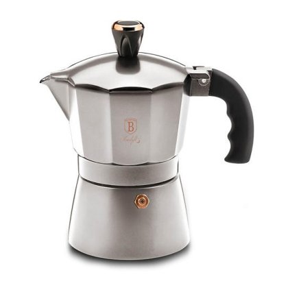 7469 2 coffee maker berlingerhaus silver 3 cups