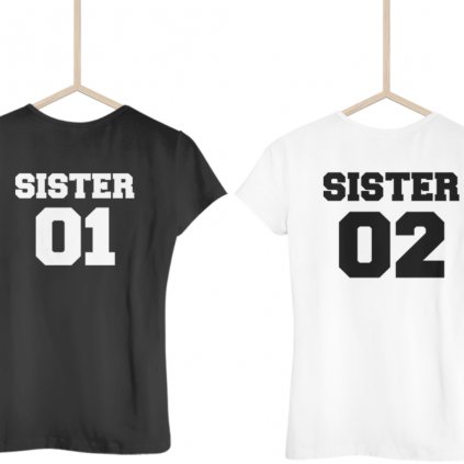 Dámské tričko SISTER XX (Barva trička Bílé, Velikost XXXL)
