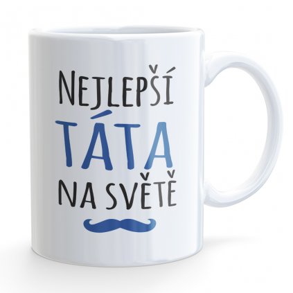 hrnecek bile mockup nejlepsi tata na svete pure