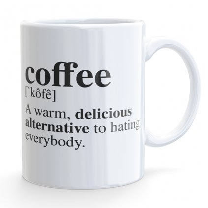 hrnecek bile mockup dictionary definition coffee