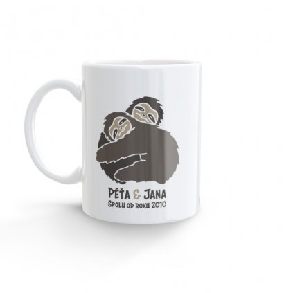 Hrneček Lenochodi objetí se jménem (Počet 1 kus)