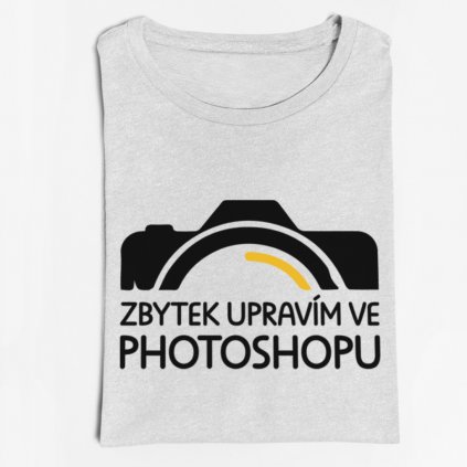 Pánské/Dámské tričko Photoshop (Barva trička Bílé, Velikost XXXL, Střih Dámský)