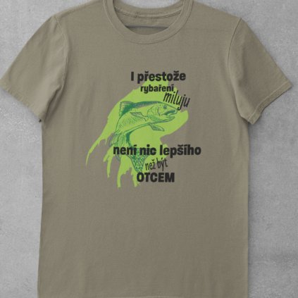 Pánské tričko I přestože rybaření miluju... (Barva trička Bílé, Velikost 5XL)