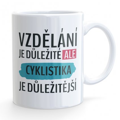 hrnecek bile mockup vzdelani je dulezite cyklistika