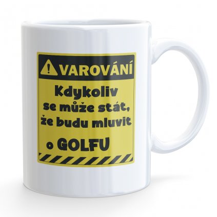 hrnecek bile mockup varovani golf