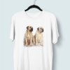 Tričko s 3D potiskem (pes 12) (Barva trička Bílé, Velikost 3XL, Střih Dámské)
