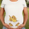 Těhotenské tričko kapsa Dino (Velikost 3XL, Střih těhotenský)