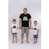 Set triček Best Family In The Galaxy (Druh potisku Best dad in the galaxy, Barva Bílé, Velikost a střih XS (pánské))