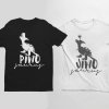 Párová trička Pivosaurus & Vínosaurus (cena za obě trička) (Varianta DÁMSKÉHO trička Bílé S, Varianta PÁNSKÉHO trička Bílé S)