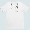 Pánské/Dámské tričko Cardioscope (Barva trička Bílé, Velikost XXXL, Střih Dámský)