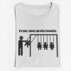 Pánské/Dámské tričko silueta Fyzici jsou skvělí rodiče (Barva trička Bílé, Velikost XXXL, Střih Dámský)