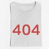 Pánské tričko eror 404 (Barva trička Bílé, Velikost 3XL)