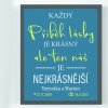 Každý příběh lásky - Obraz na zeď (Varianta obrazu Černá)