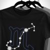Pánské/Dámské tričko Souhvězdí - štír (Barva trička Černé, Velikost 3XL, Střih Dámské)