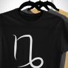 Pánské/Dámské tričko Znamení zvěrokruhu - kozoroh (Barva trička Černé, Velikost 3XL, Střih Dámské)