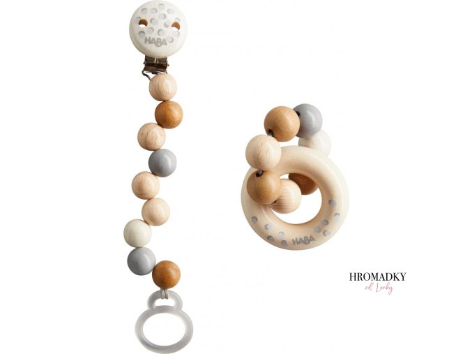 305982 Haba Drevena darcekova sada pre babatka seria Bodky 01
