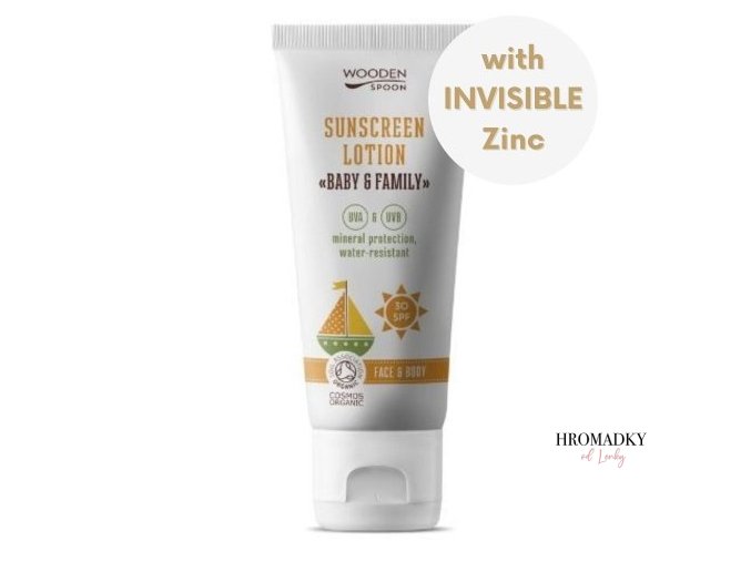 opalovacie telove mlieko v tube baby family spf 30 woodenspoon 100ml