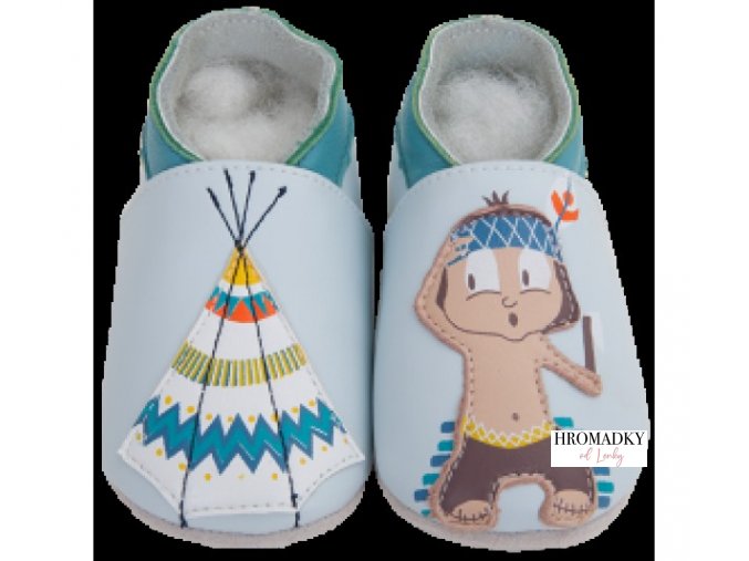 kozene capacky s indianem a teepee lait et miel indian and teepee 600x533
