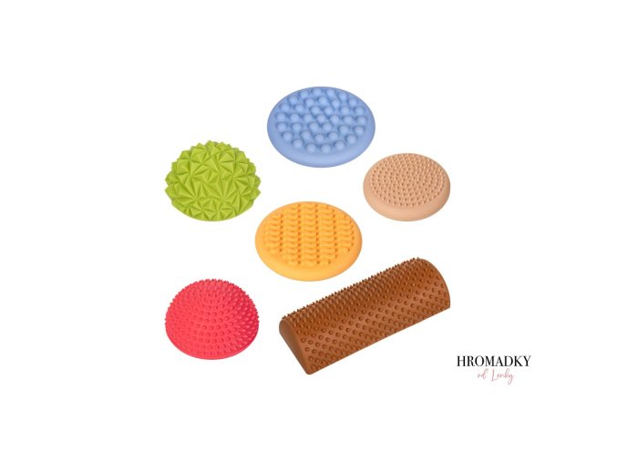 senzoricka cesta 6 kusov pastelova