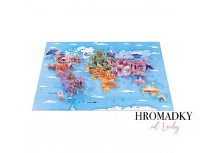 J02677 Janod vzdelavacie puzzle zaujimavosti sveta 350 ks 01