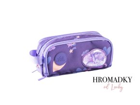 pennal retro unicorn purple