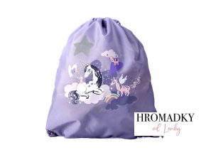 unicorn purple gymbag