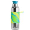 2 Pura nerezova flasa so sportovym uzaverom 850ml Zelena aqua