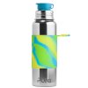 2 Pura nerezova flasa so sportovym uzaverom 850ml Zelena aqua