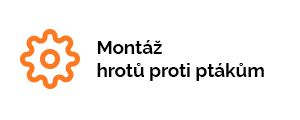 Montáž hrotů proti ptákům