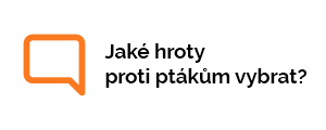 Jaké hroty proti ptákům vybrat?