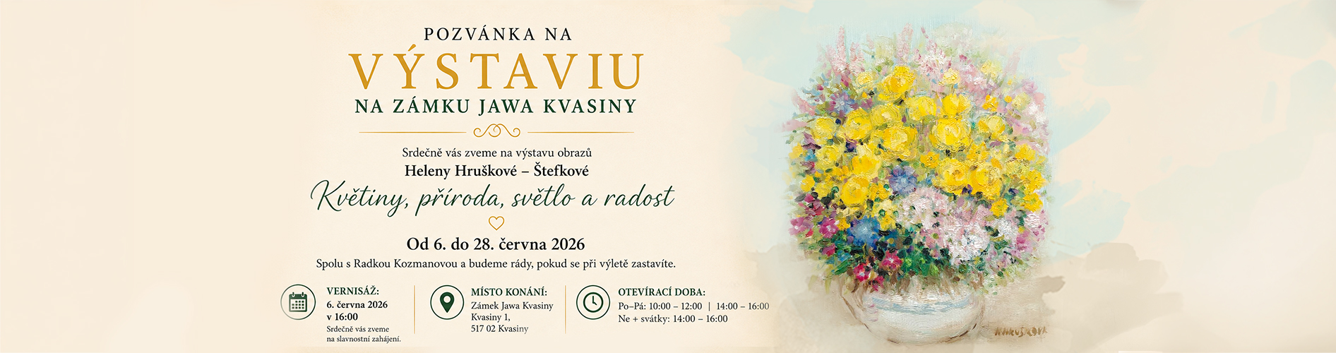Výstava Zámek Kvasiny