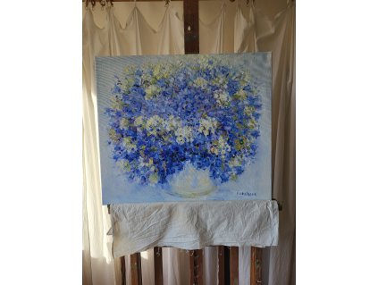 Kytice zvonků  70x60cm