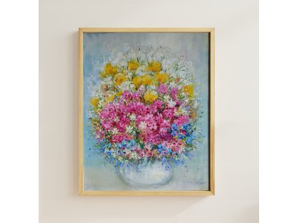 S pomněnkami 35x45cm vizu