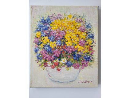 barevna kyticka 25x30