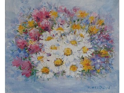 Kopretiny a jetel 25x30