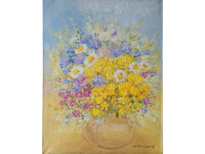 vesela kytice 50x65 orez