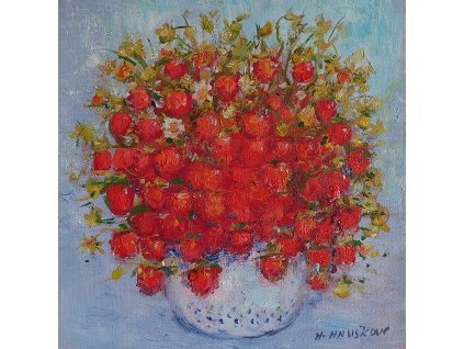 Jahody 25x25cm