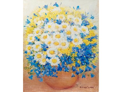 kopretiny a zvonky 40x50 orez