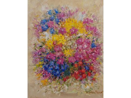 s hvozdiky a sipky 35x45