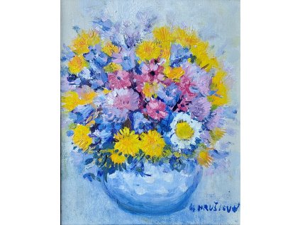 Veselá kytička  20x25