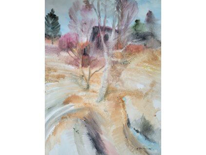 Podzimní mrazík  90x65,5cm