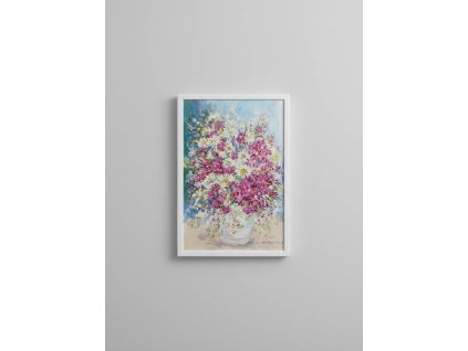 hvozdiky a kopretiny 40x60